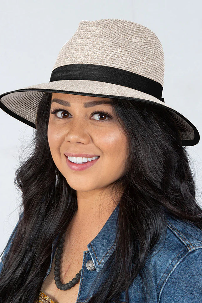 Lois Fedora | Oatmeal/Black