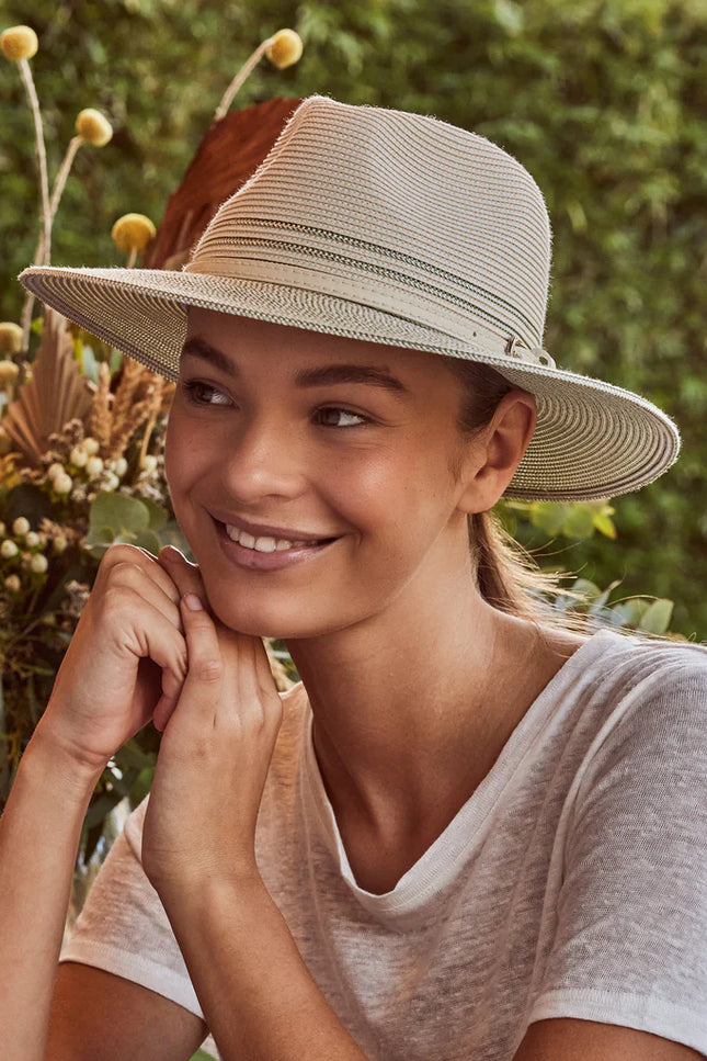 Heritage Town & Country Fedora | Ivory/Sage