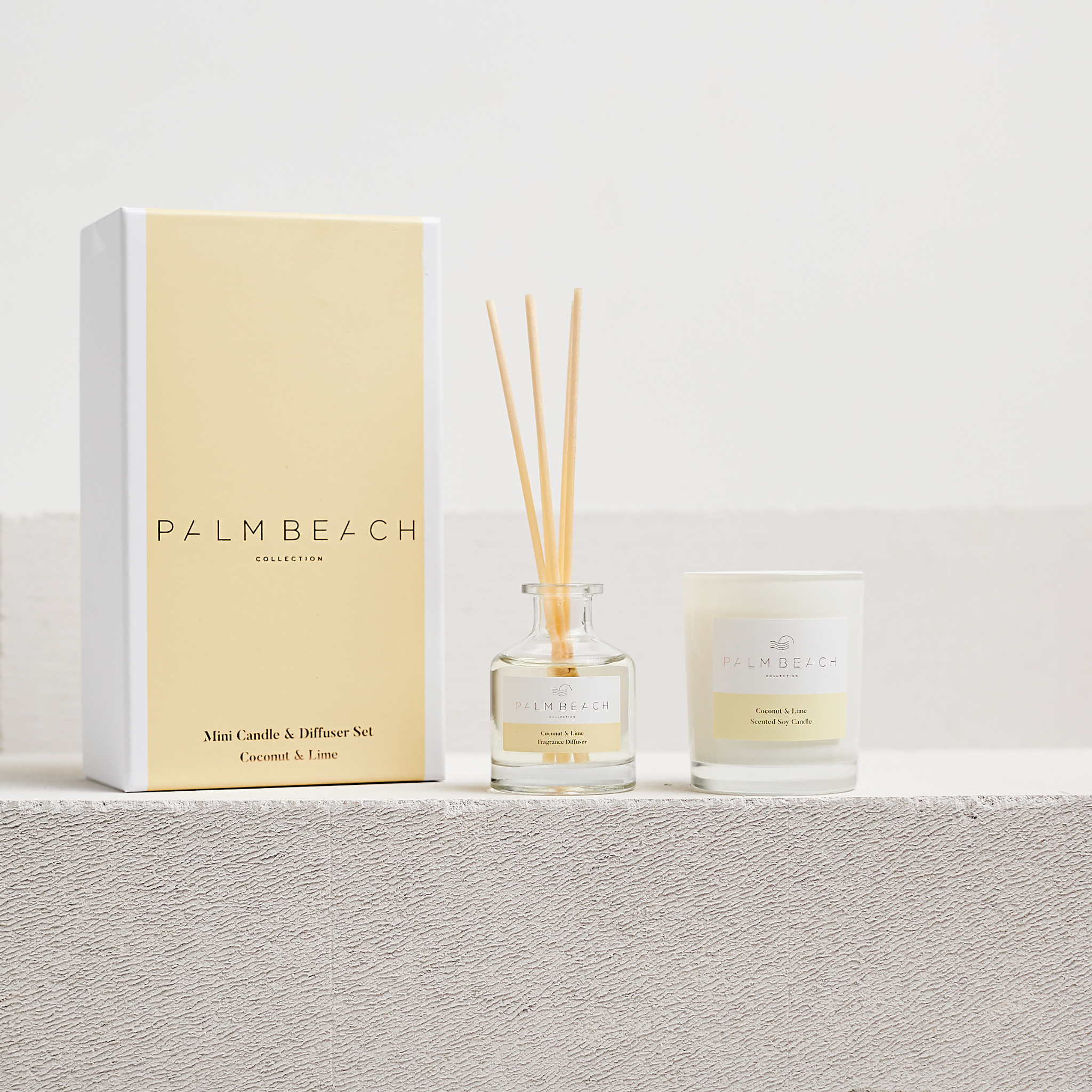 Coconut & Lime Mini Candle & Diffuser Gift Pack
