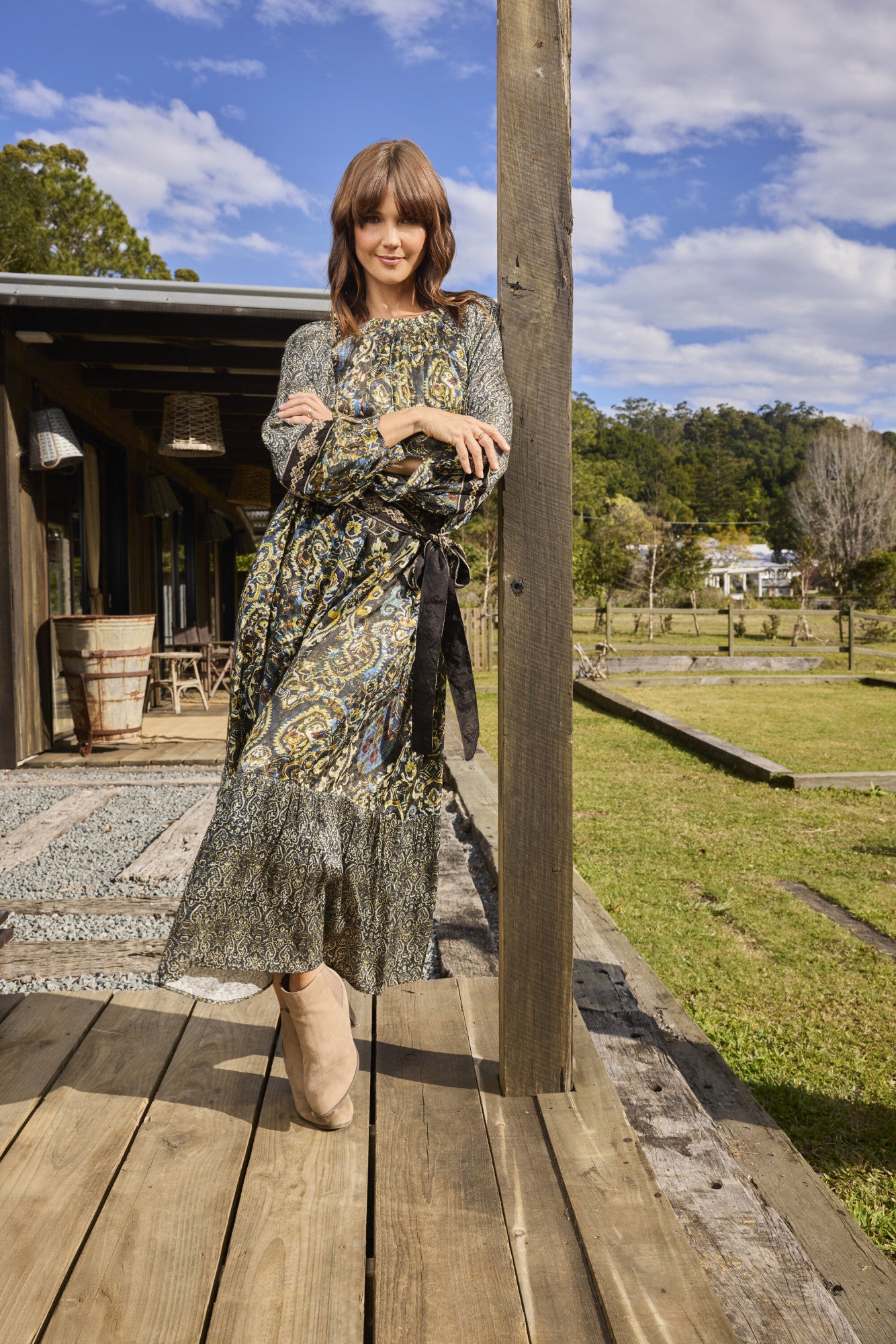 Valetta Dress Maxi Tie Waist