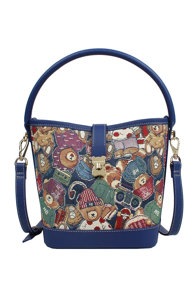 Henney Bear Street Bear Top Handle Bag