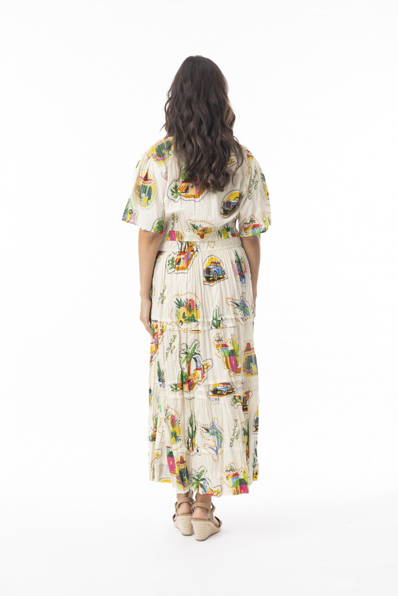 Guatemala Dress Maxi Elastic Waist