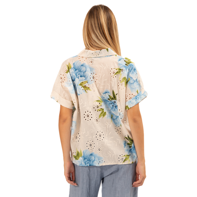 Italian Cotton Shirt | Blue