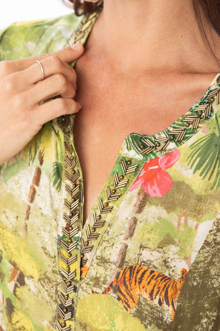 Cecilia Frill Sleeve Dress