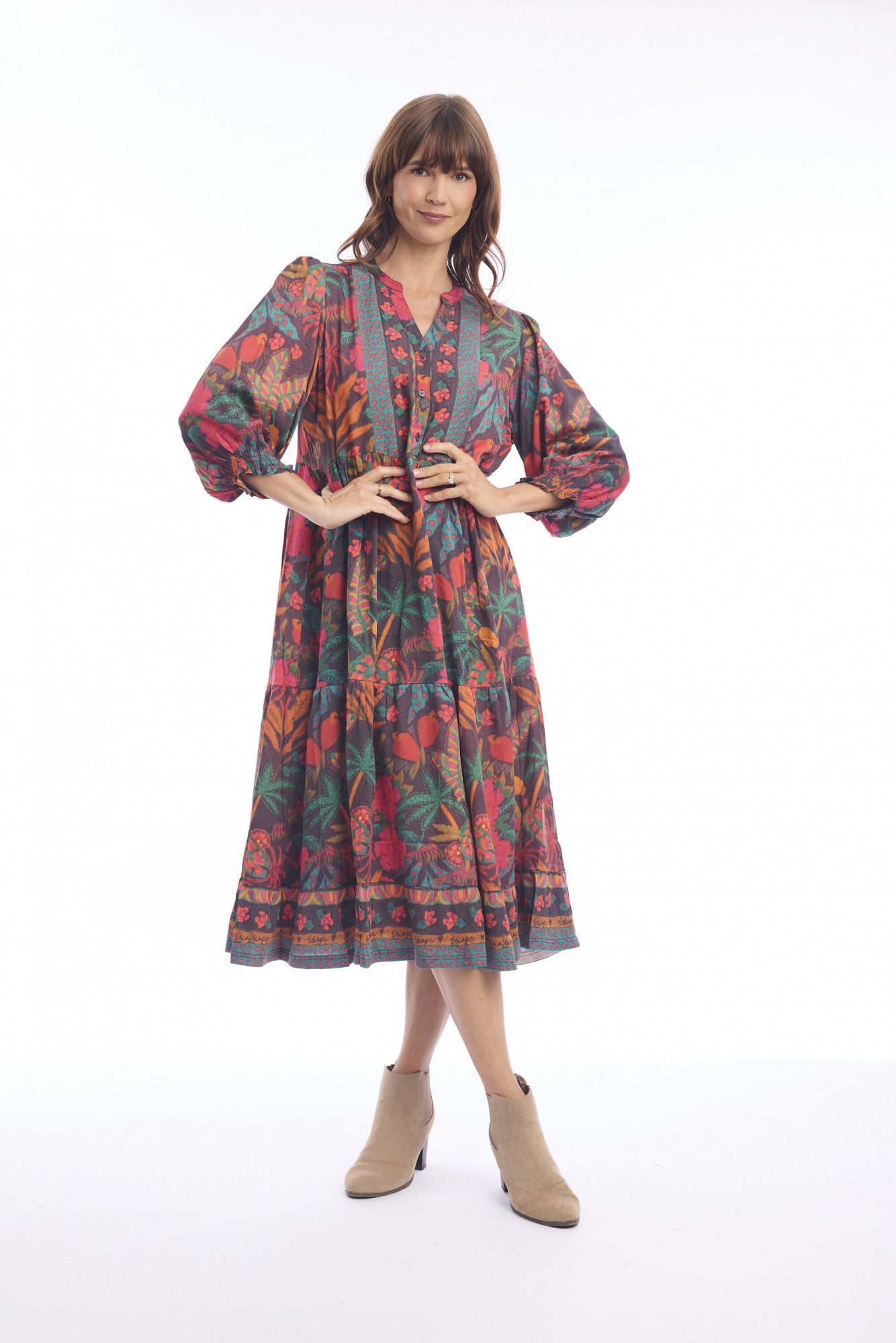 Samos Dress Midi Layers