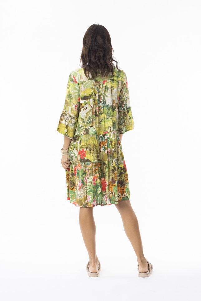 Cecilia Frill Sleeve Dress