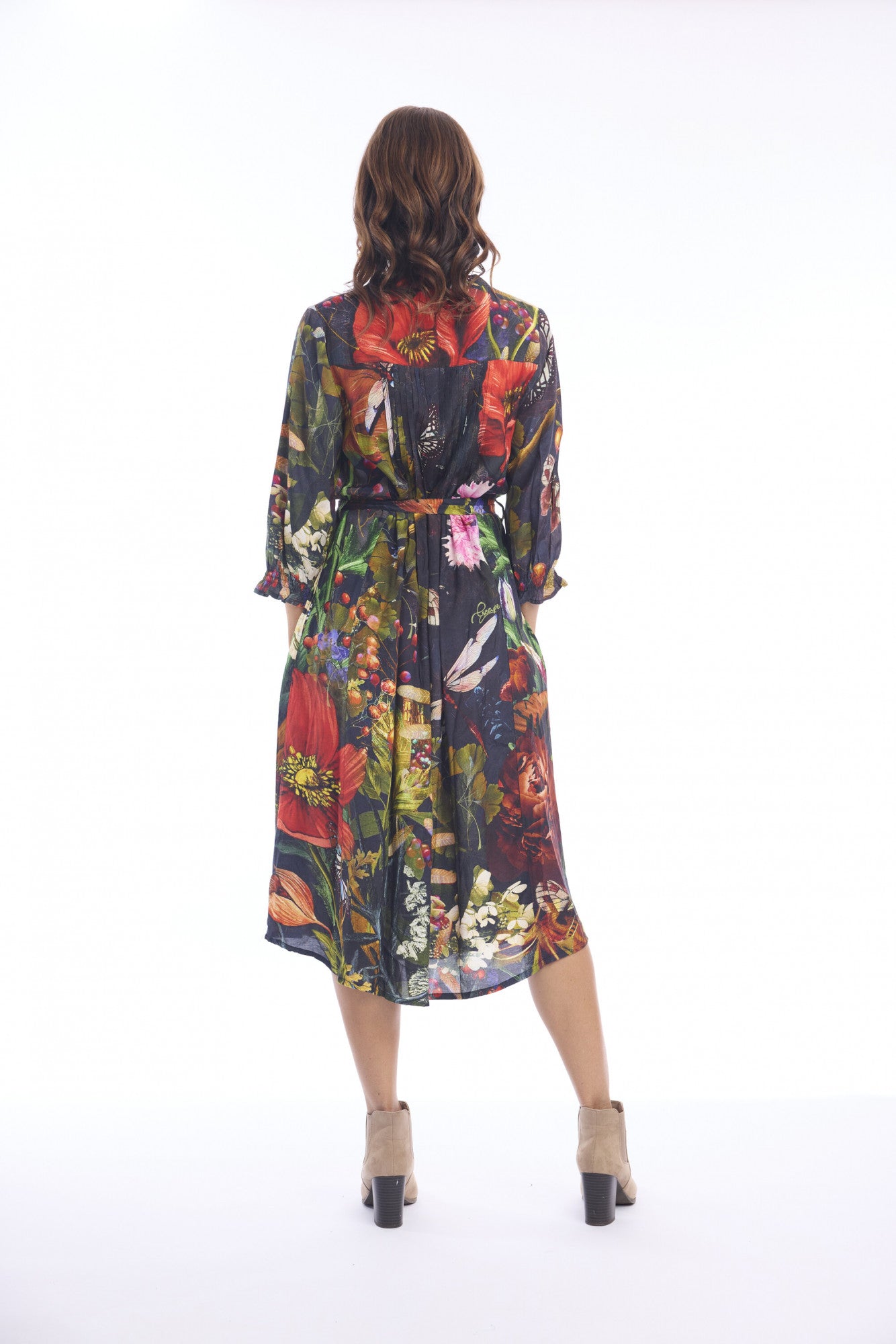 Maguana Dress Pleated w belt