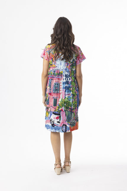 Printed Cotton Dress