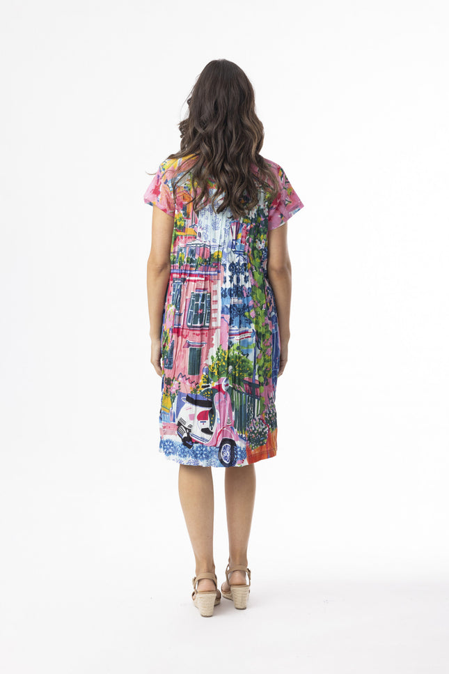 Printed Cotton Dress