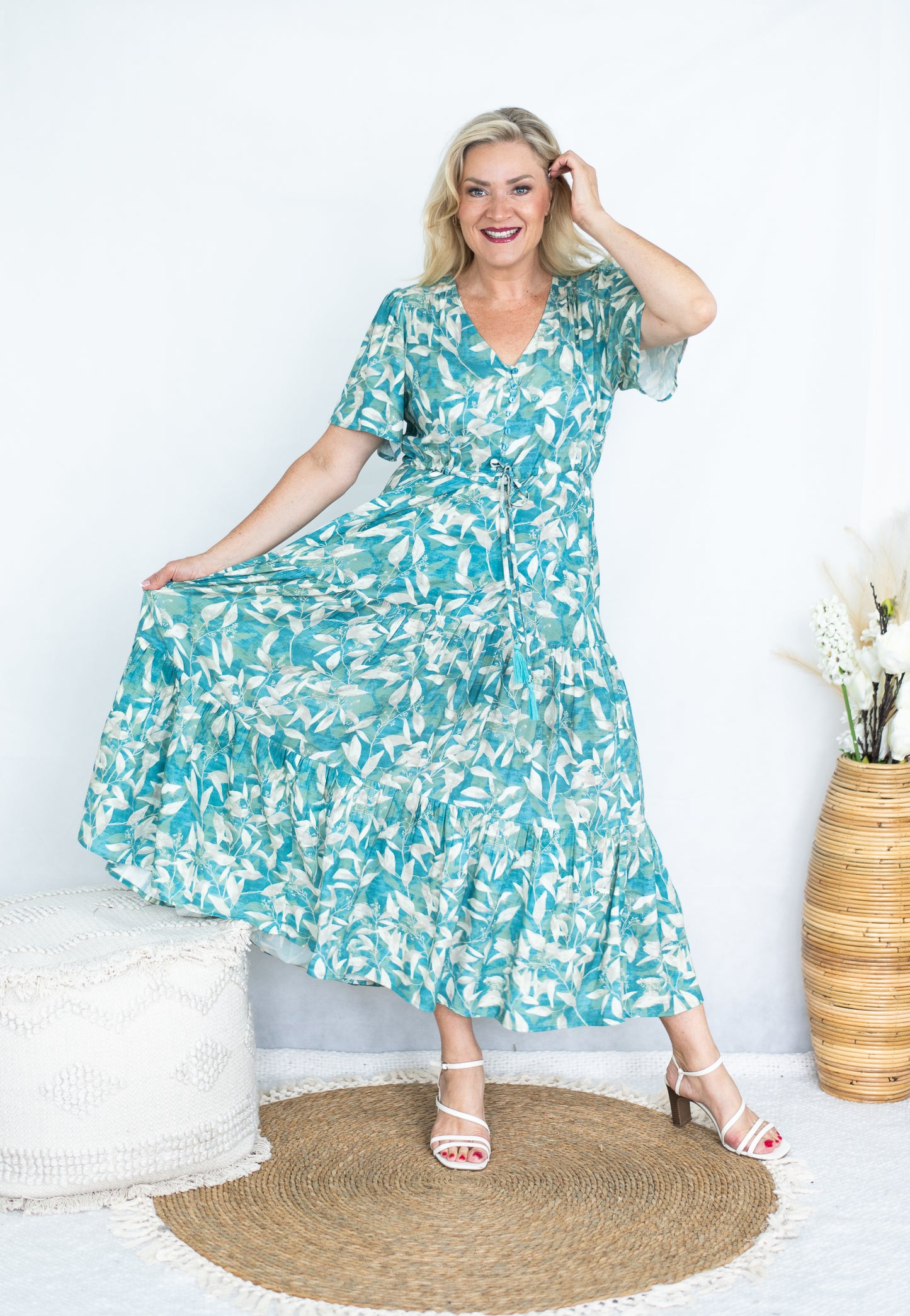 Juliet Maxi Teal