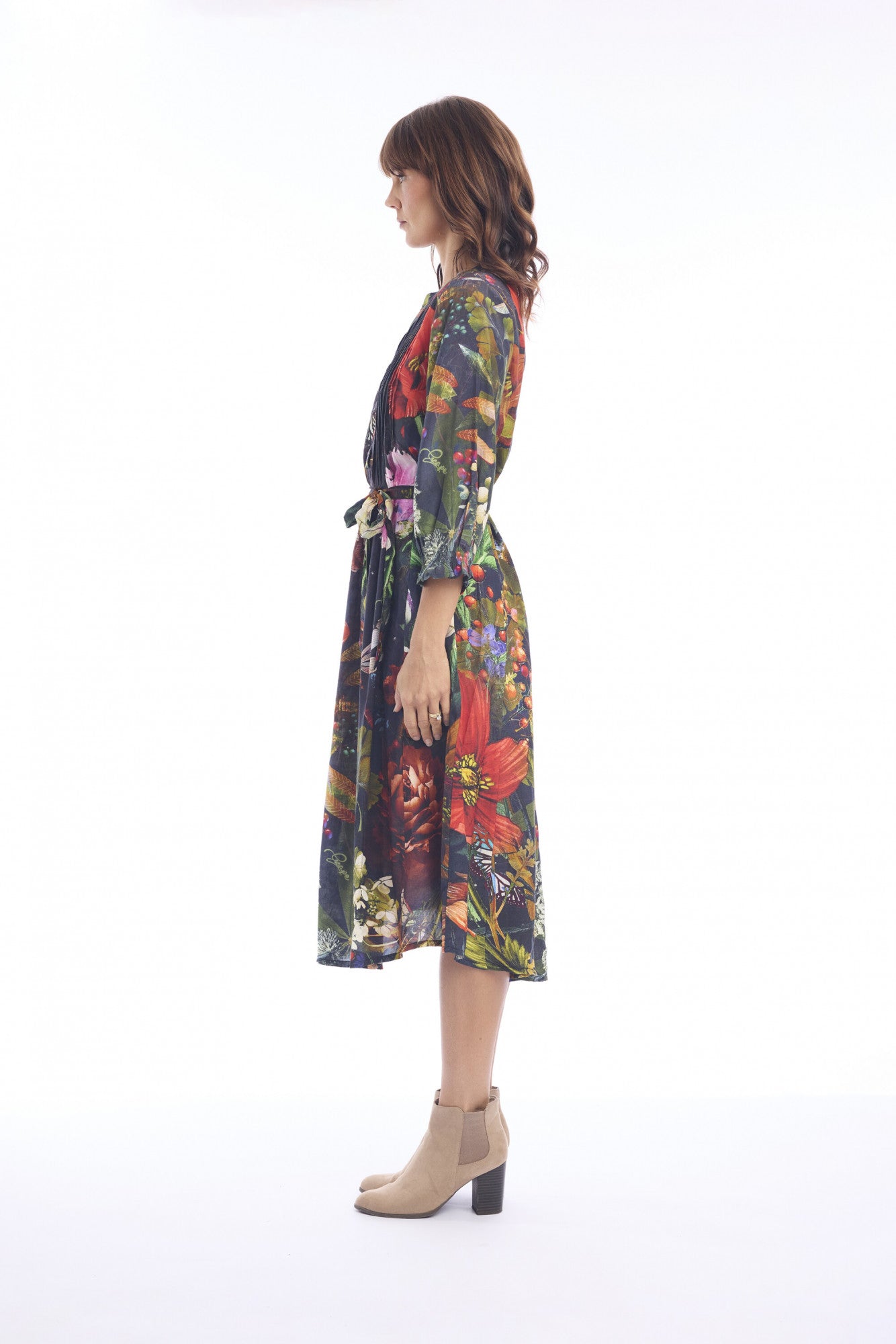 Maguana Dress Pleated w belt