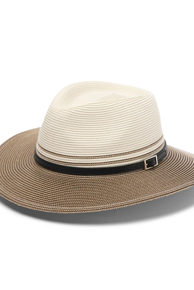 Heritage Town & Country Fedora | Ivory/Bronze