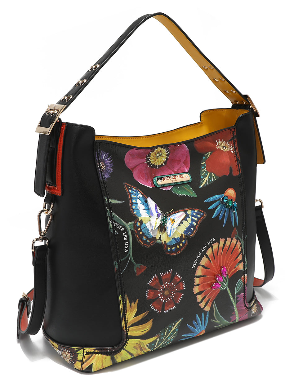 Nicole Lee | Butterfly Flower Shoulder Bag