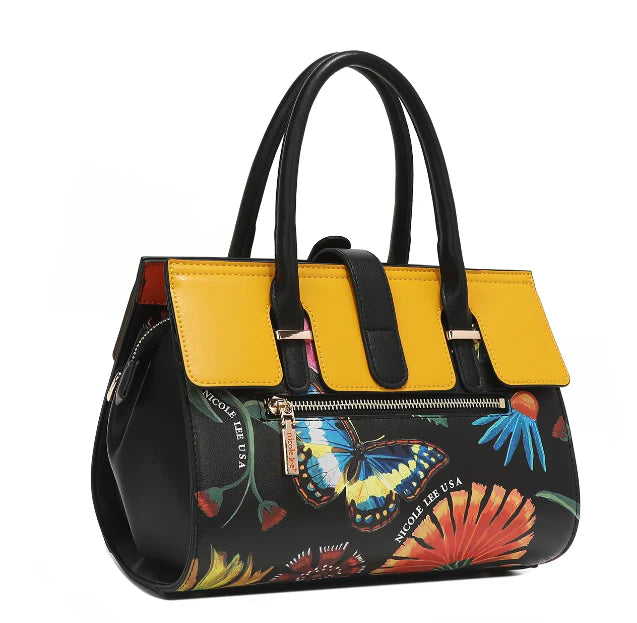 Nicole Lee | Butterfly Flower Handbag