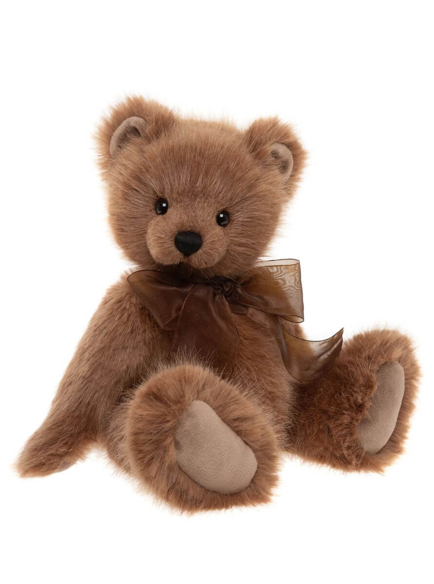 Chestnut Charlie Bears plush bear side view