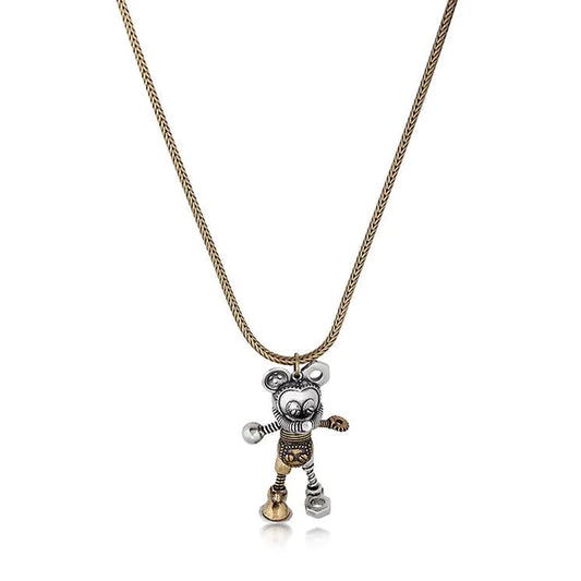 Disney- Mickey Mouse Junk Yard Necklace