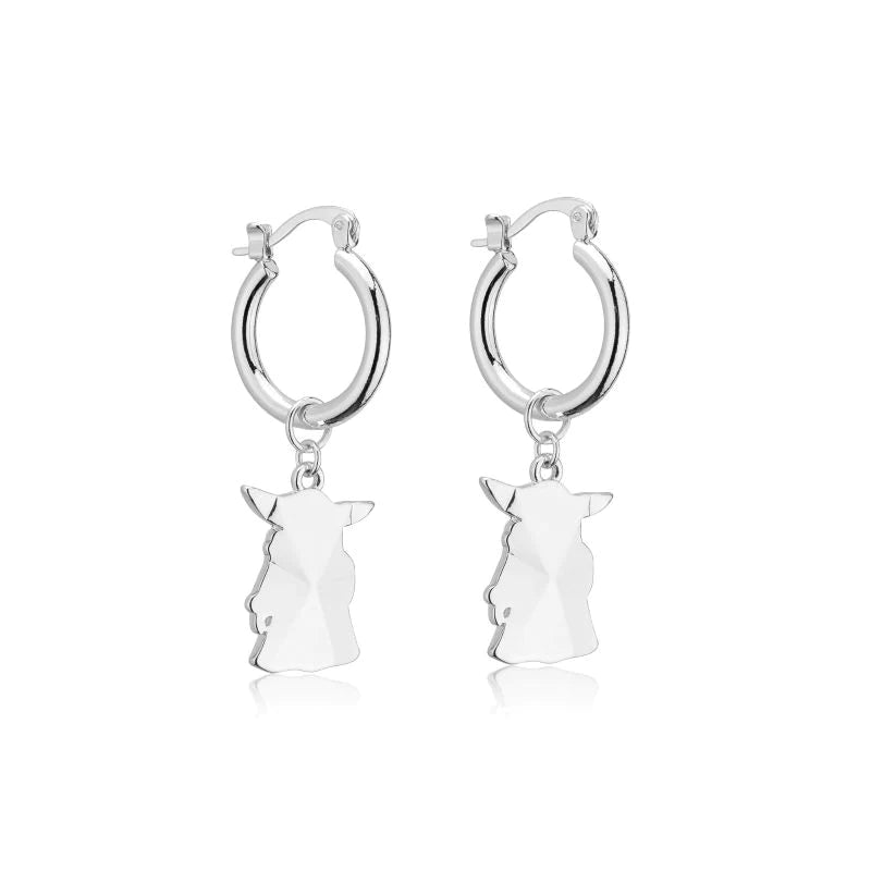 Grogu Charm Hoop Earrings