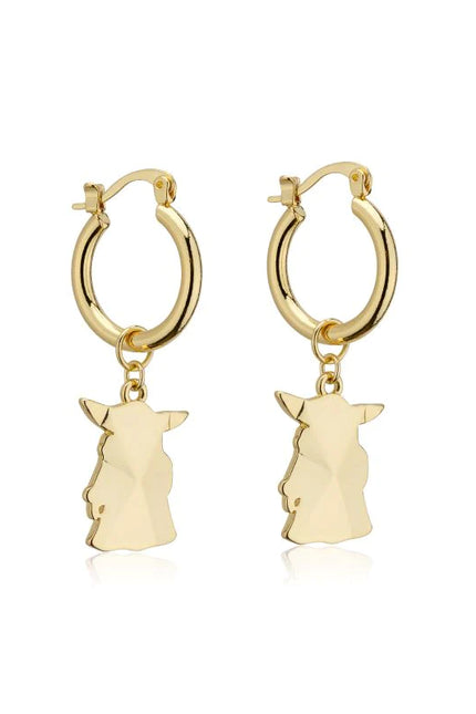 Grogu Charm Hoop Earrings