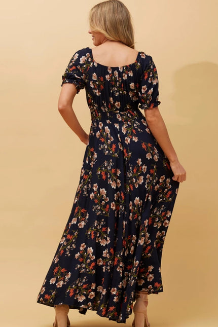 Pippa Floral Navy