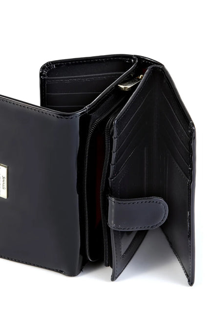 ALLURA MEDIUM PATENT LEATHER RFID WALLET
