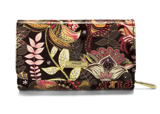 PAVANI MEDIUM PATENT LEATHER WALLET