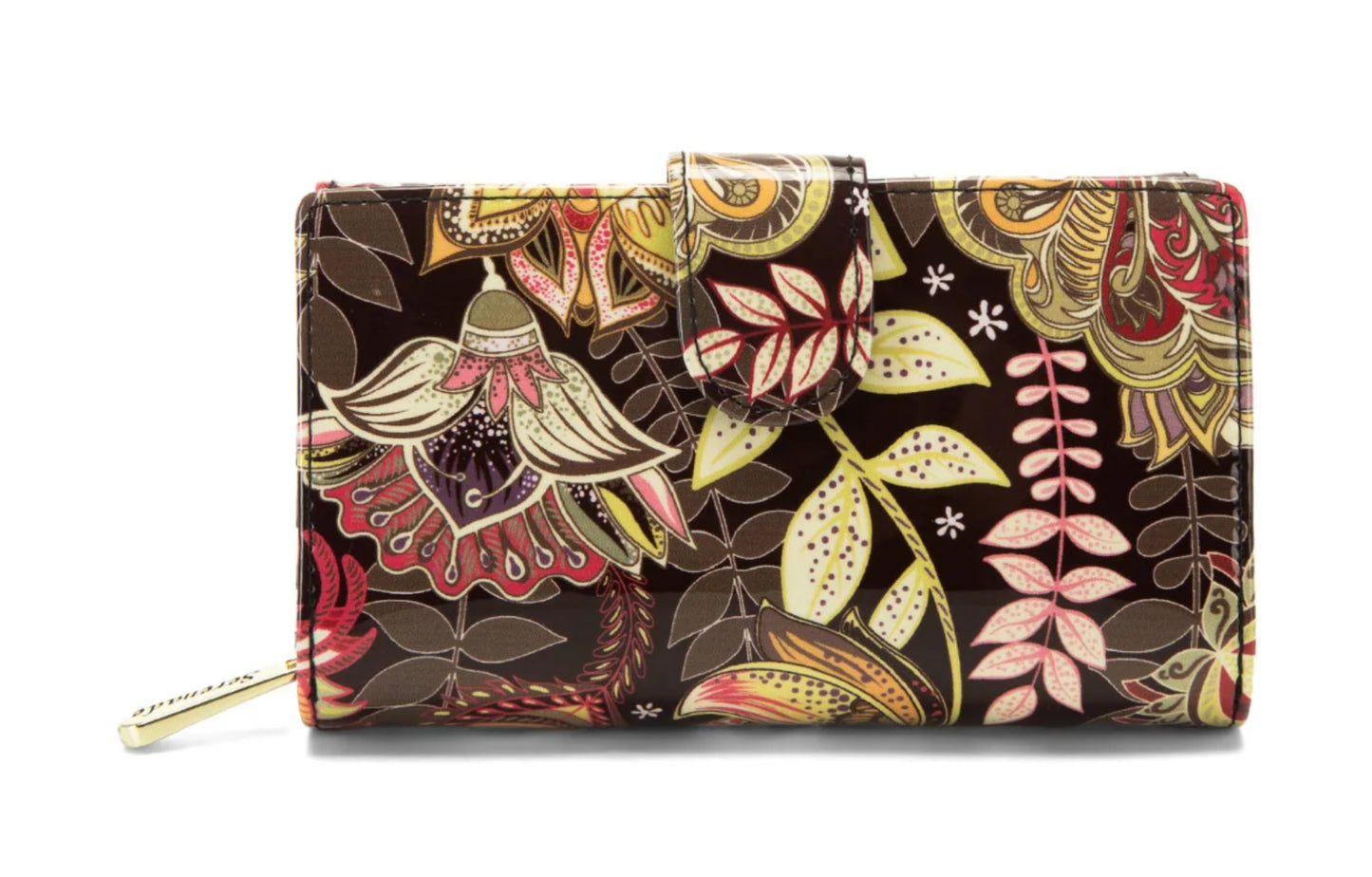 PAVANI MEDIUM PATENT LEATHER WALLET