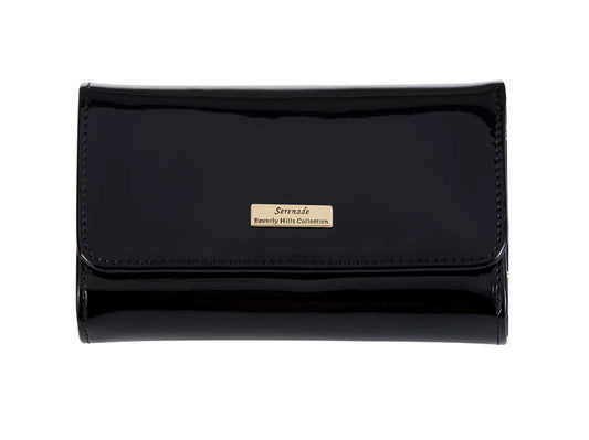 ALLURA MEDIUM PATENT LEATHER RFID WALLET
