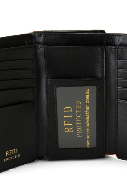 ALLURA MEDIUM PATENT LEATHER RFID WALLET