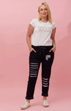 Italian Sequins Pant Black