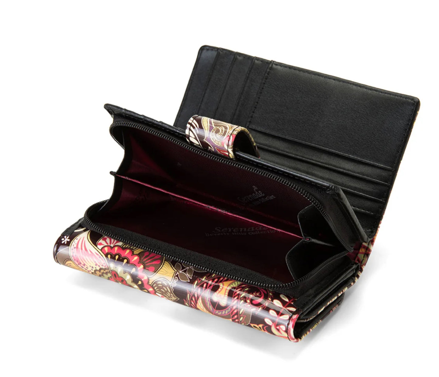 PAVANI MEDIUM PATENT LEATHER WALLET