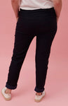 Italian Sequins Pant Black