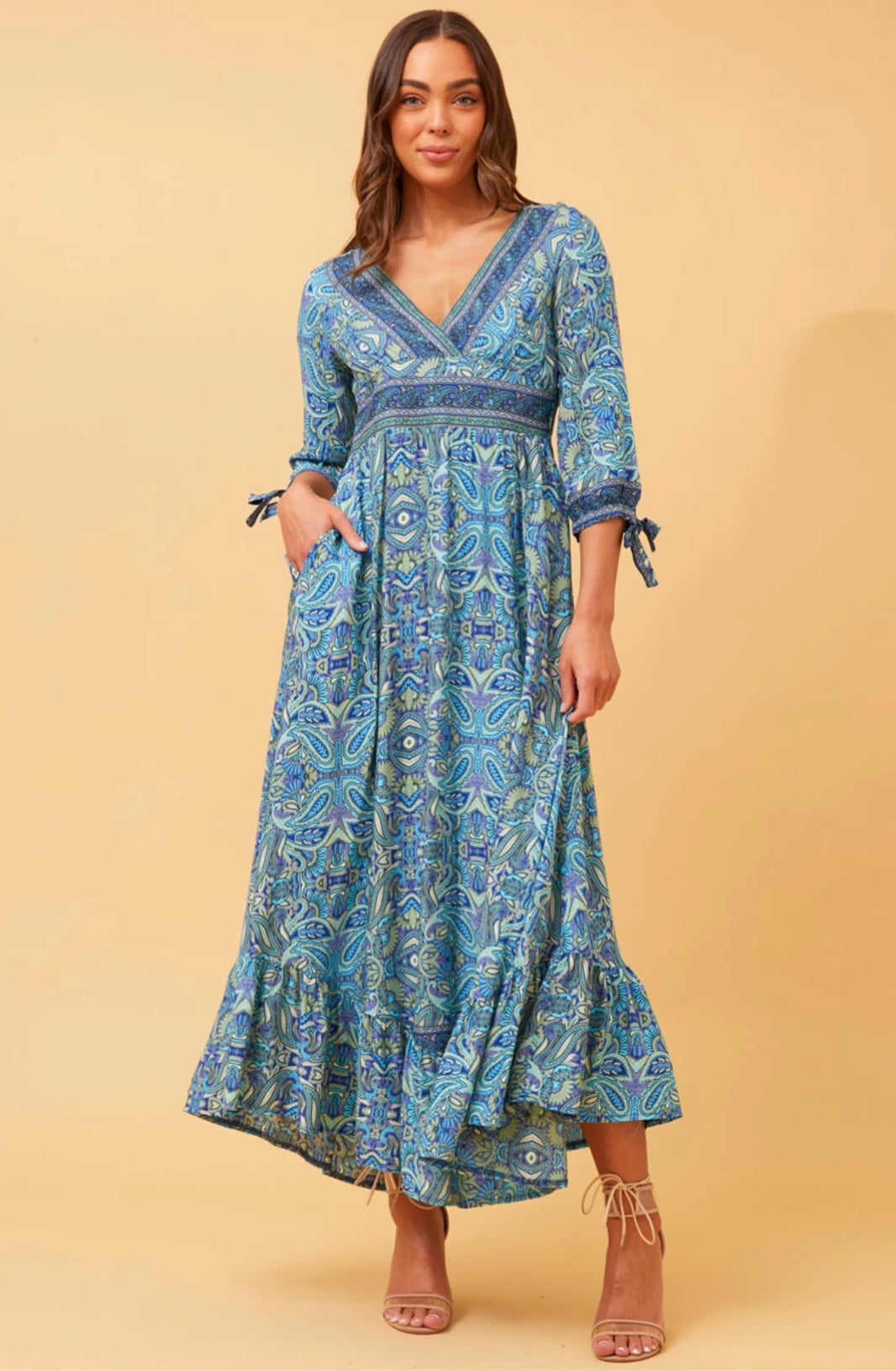 Isabelle Maxi Turquoise