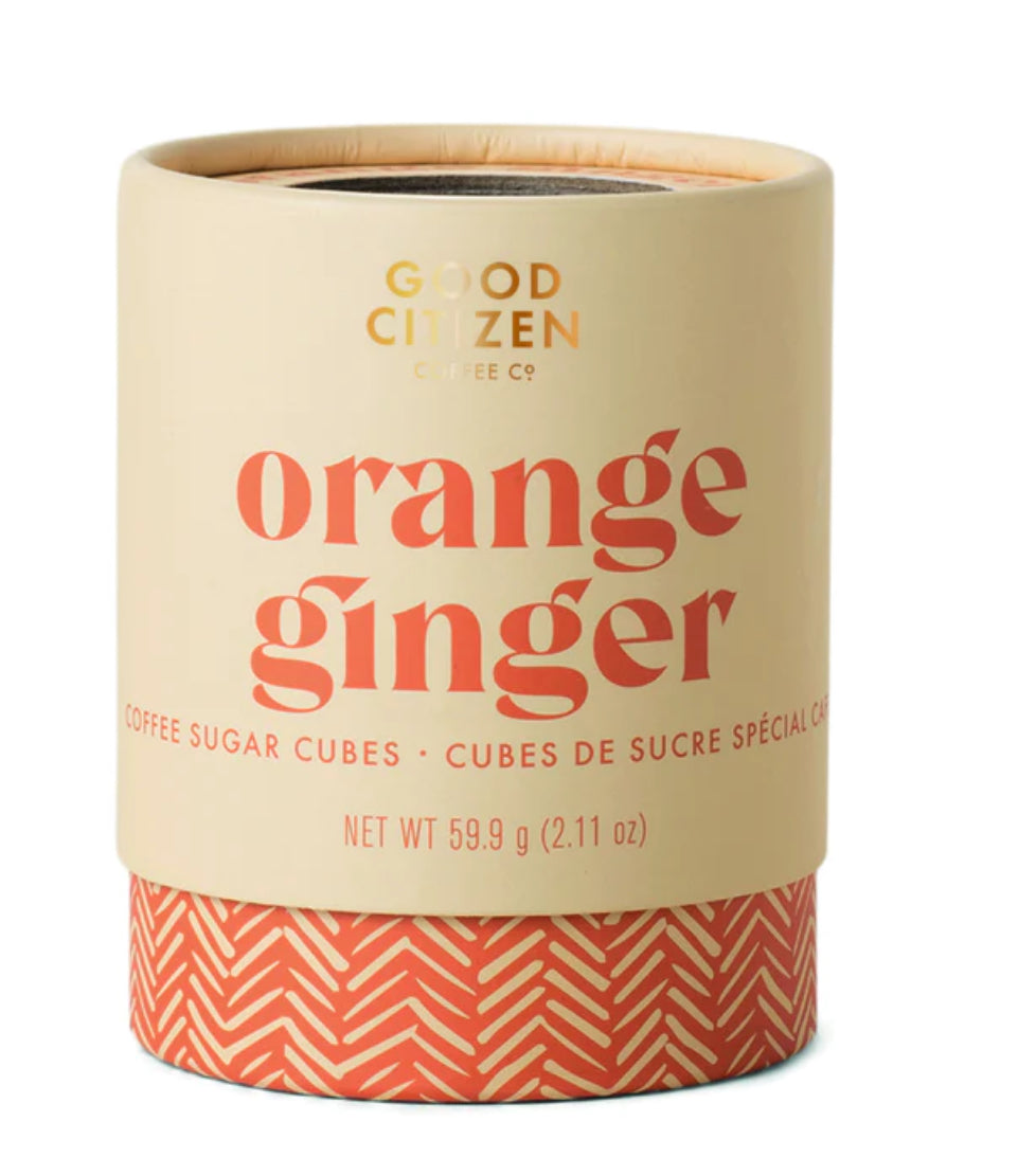 Orange Ginger Sugar Cubes