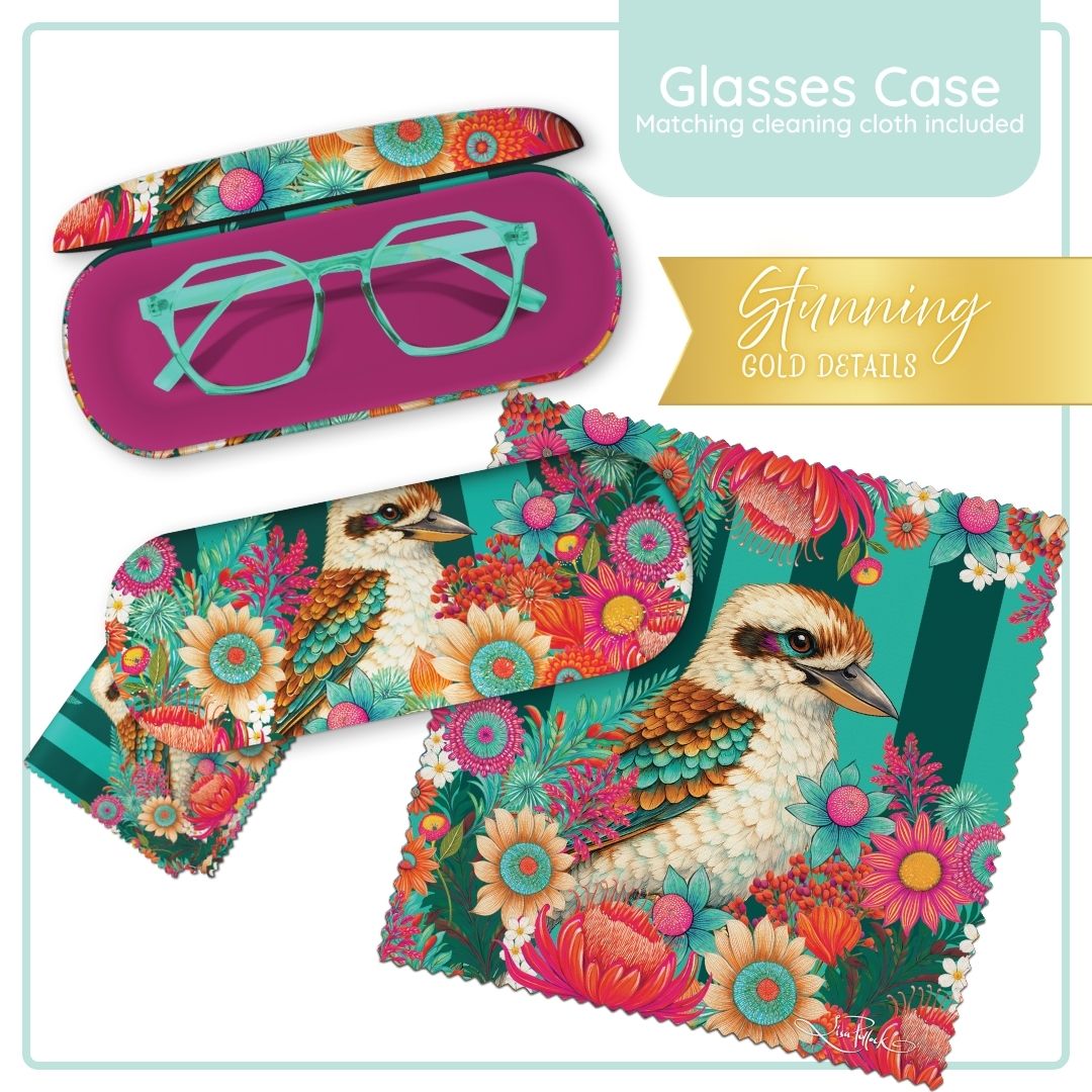 Glasses Case | Brilliant Kookaburra