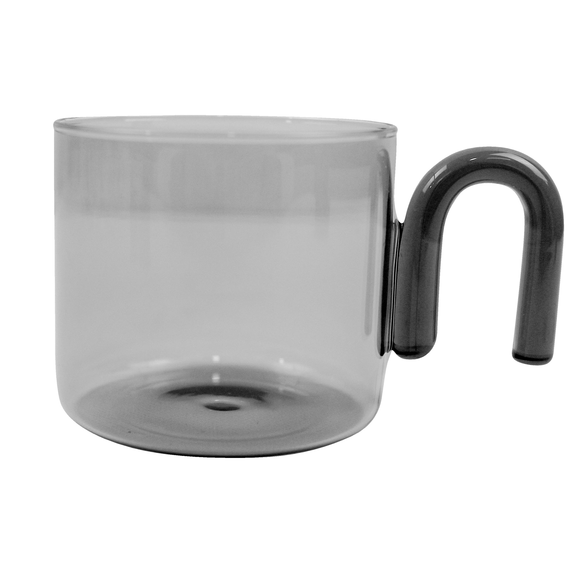 Hued Glass Cups Set of 4 | Grey (300ml)