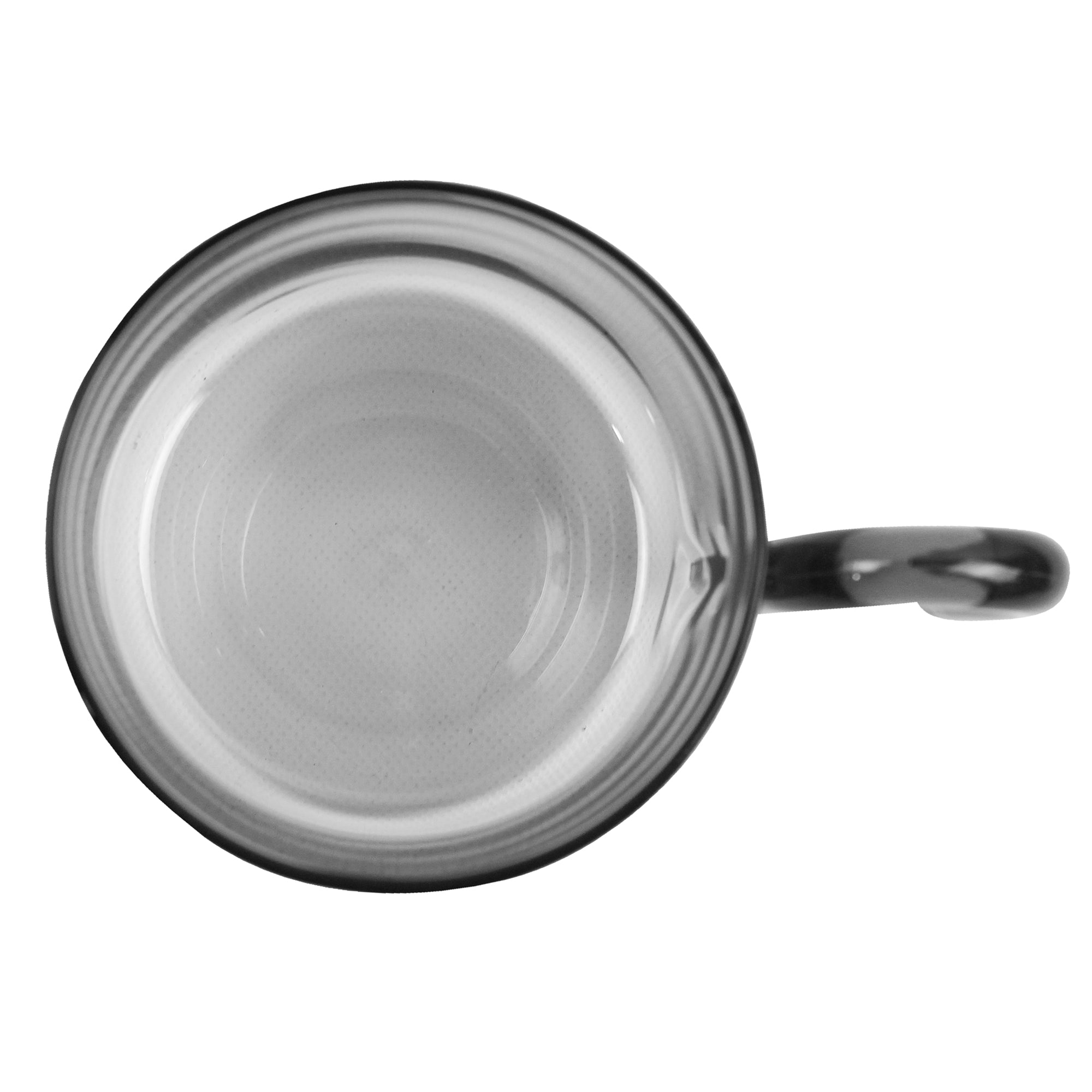 Hued Glass Cups Set of 4 | Grey (300ml)