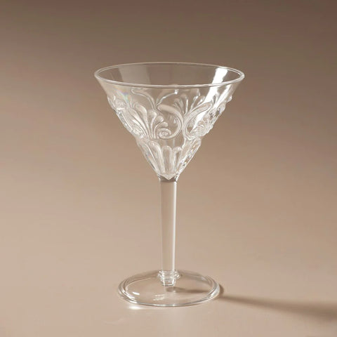 Flemington Acrylic Martini Glass- Clear