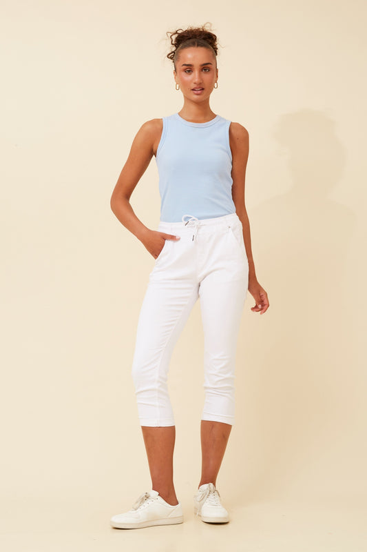 Sandra Pant White