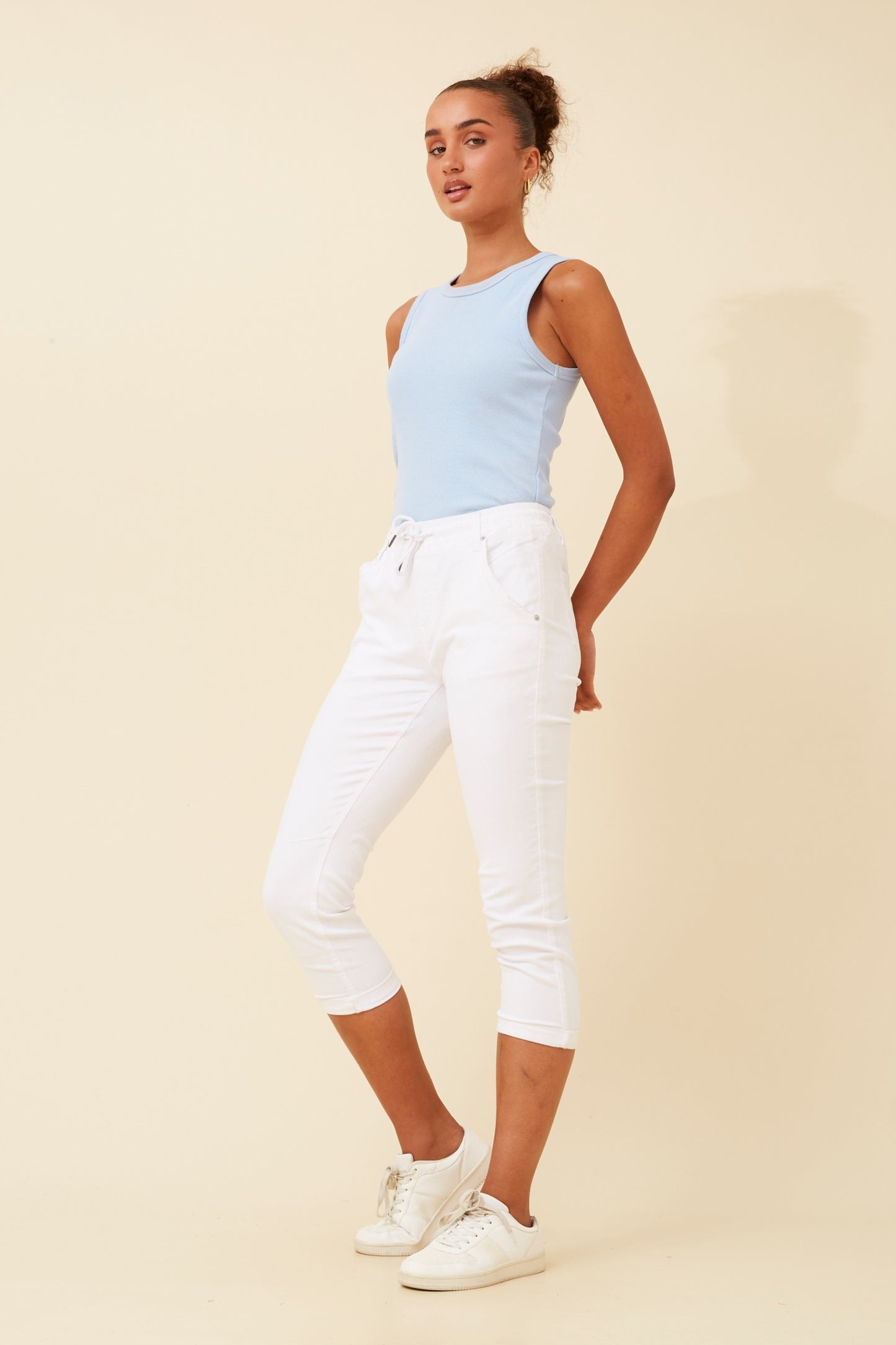 Sandra Pant White