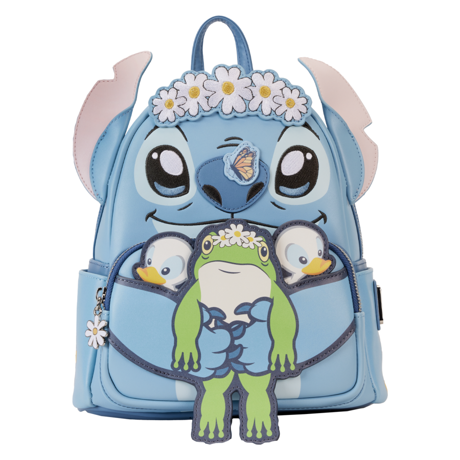 Loungefly- Lilo & Stitch - Springtime Stitch Cosplay Mini Backpack