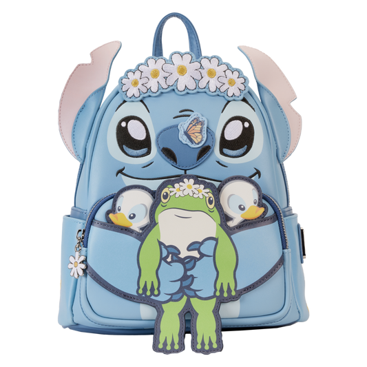 Loungefly- Lilo & Stitch - Springtime Stitch Cosplay Mini Backpack