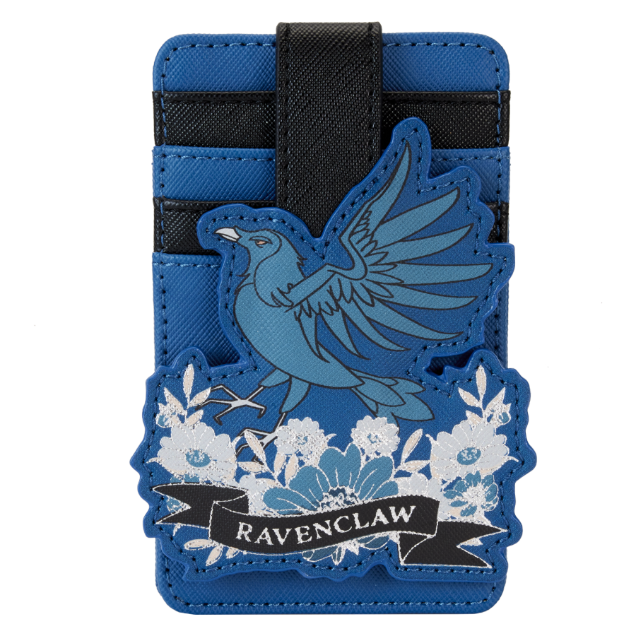 Loungefly- Harry Potter - Ravenclaw House Floral Tattoo Cardholder