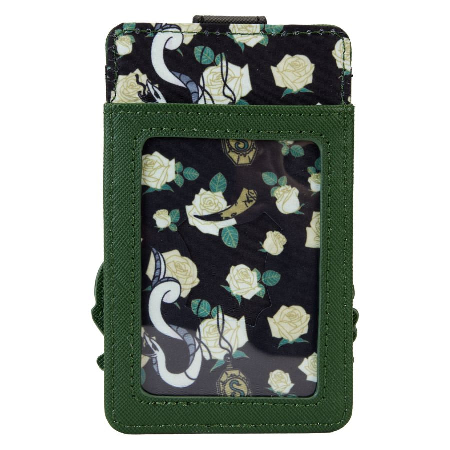Loungefly- Harry Potter - Slytherin House Floral Tattoo Cardholder