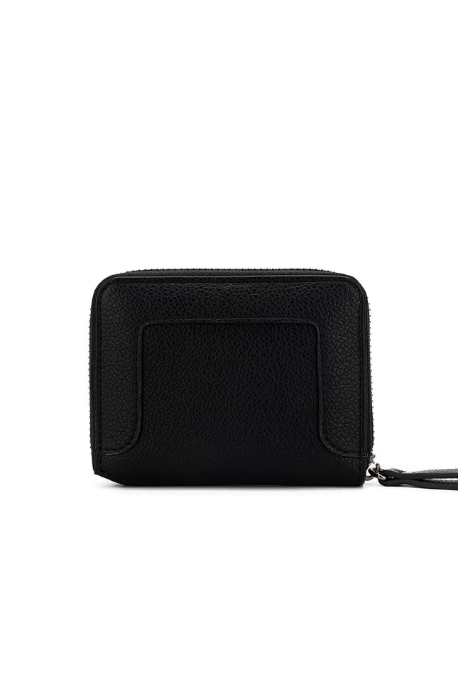 Rebel Black Studded Wallet