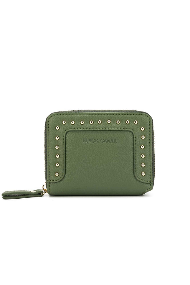 Rebel Pistachio Studded Wallet