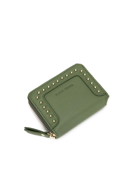 Rebel Pistachio Studded Wallet