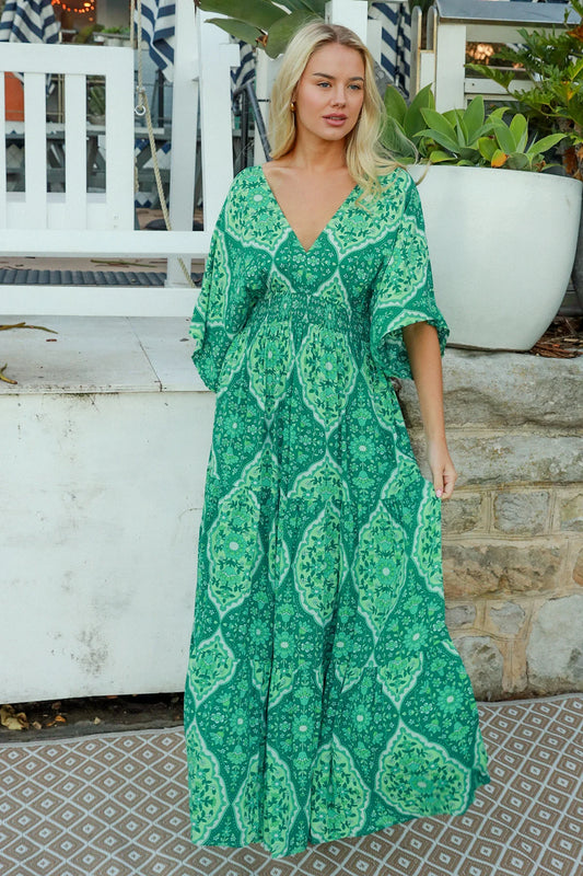 Journi Maxi Dress Luisa Green