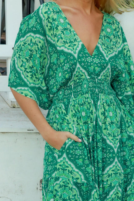 Journi Maxi Dress Luisa Green