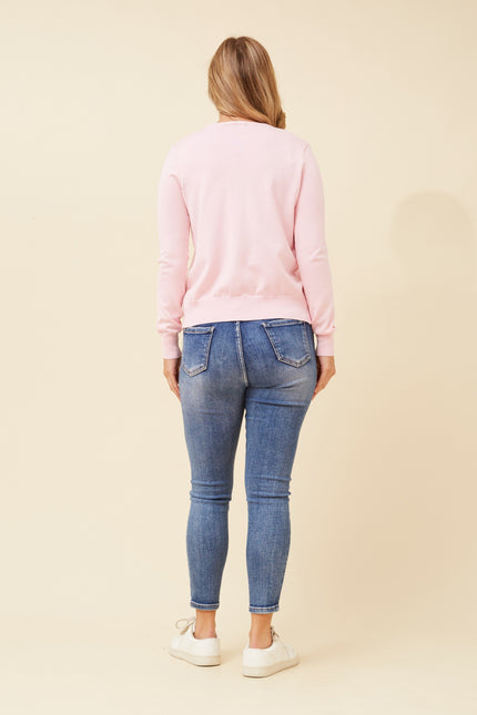 Lillian Knit Cardigan Pink