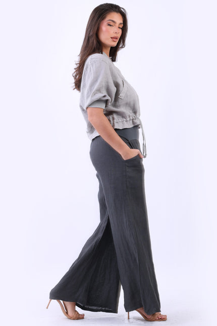 Italian Silver Linen Jacket